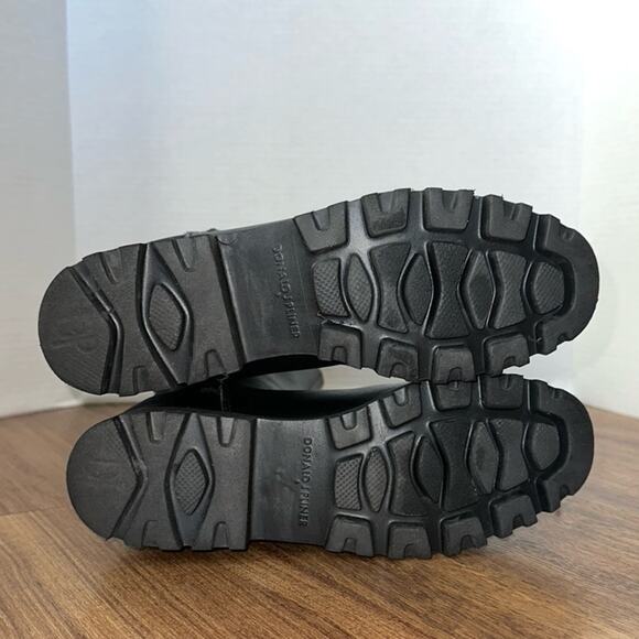DONALD J. PLINER Ryker Leather Lug Boot Black - Picture 10 of 13